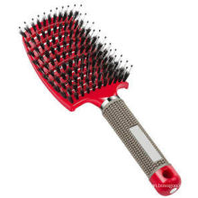 Boar Bristle Hair Straightener Styling Hair Brush and Comb